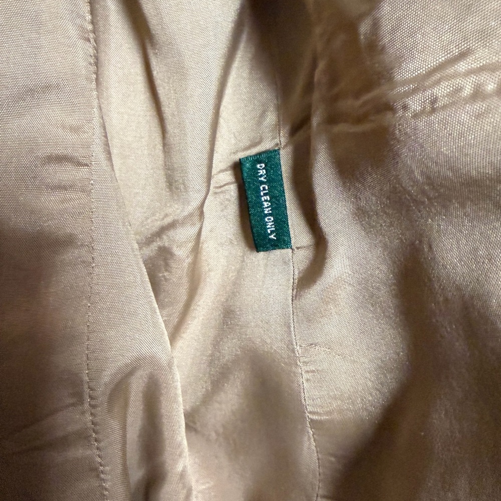 Lauren Ralph Lauren Glen Plaid Blazer Tan and Brown Size 12 - Picture 9 of 11